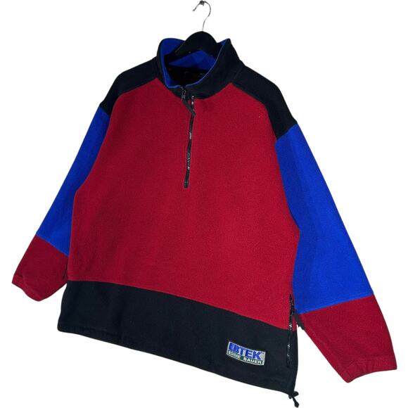 EBTEK 1/4 Zip Color Block Fleece - Picture 3 of 7